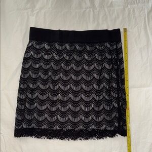 Free People Black Mini Pencil Skirt for Night Out